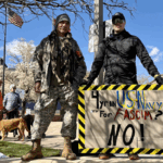 Large group of protesters at Flagstaff City Hall joins National Day of Action on April 19. With updated related news stories
