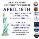 Coconino County Democratic Party to take part in Nationwide Protest rally at Flagstaff City Hall on April 19