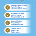 Northern Arizona Interfaith Council scheduled to hold meetings on May 8