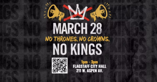 Flagstaff to participate in national No Kings protest on March 28